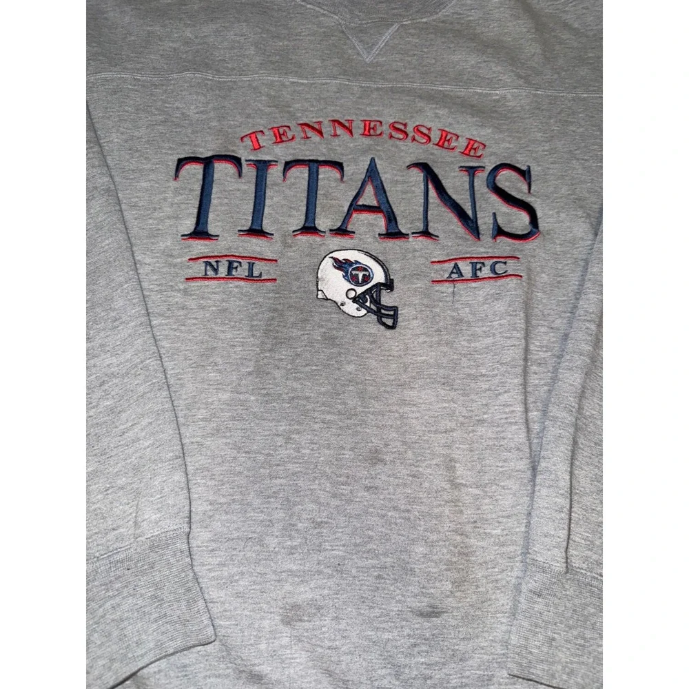 Vintage Tennessee Titans Lee Sport Embroidered NFL Crewneck Sweatshirt XL